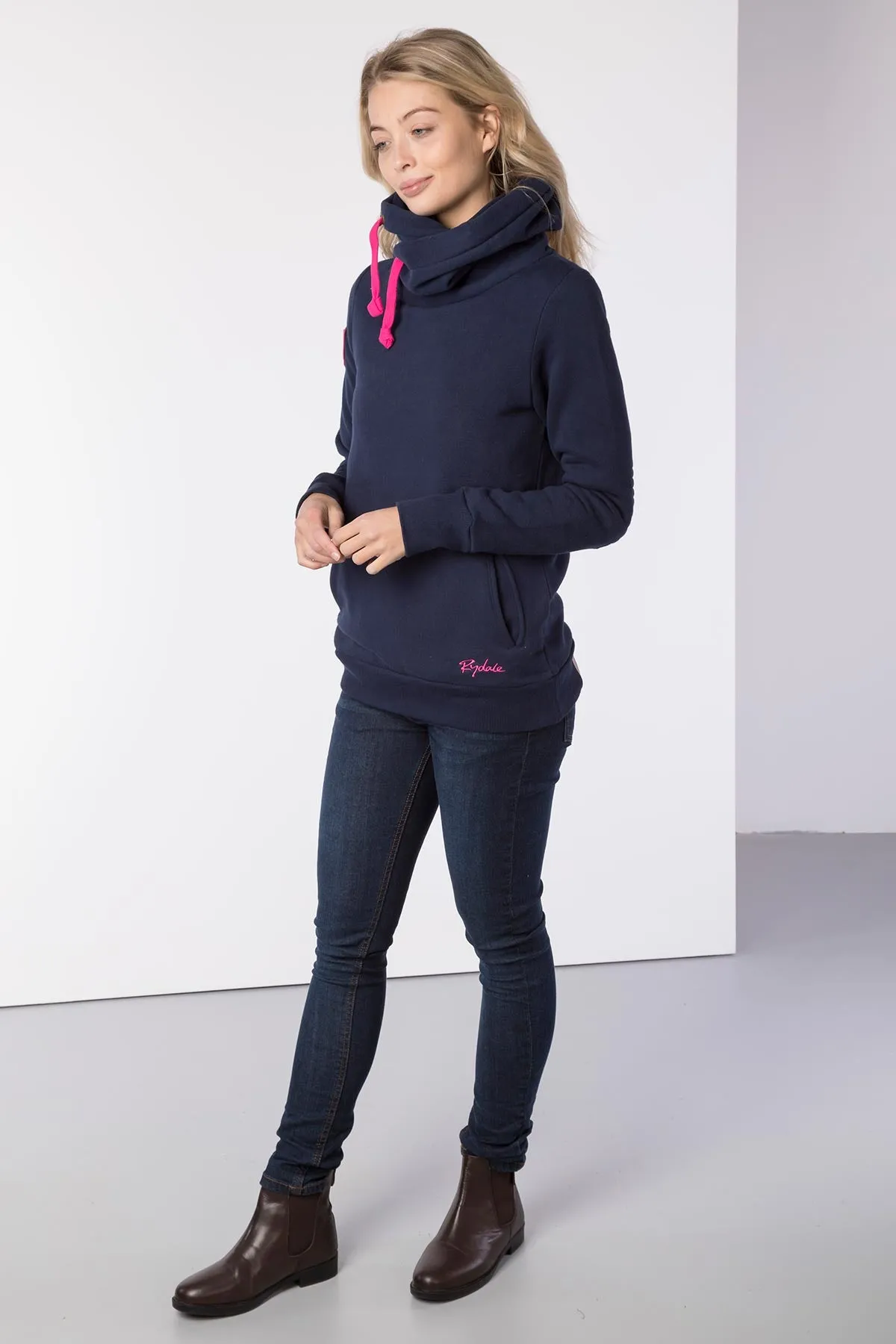 Ladies Cross Neck Hoody with Number