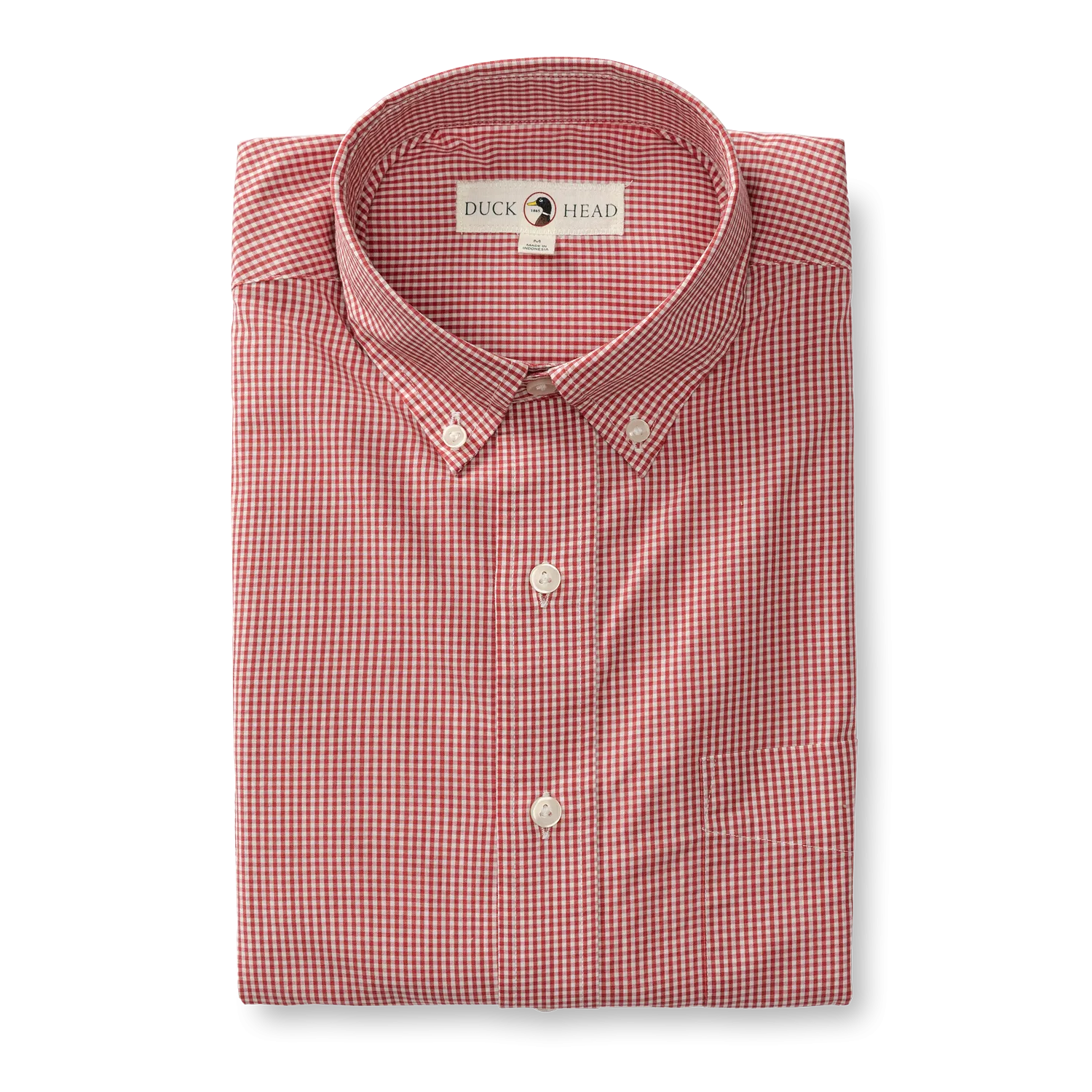 Lawrence Micro Gingham Cotton Poplin Sport Shirt