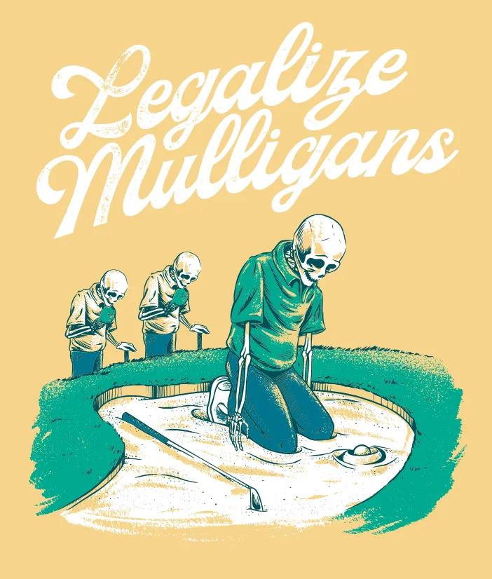 Legalize Mulligans Fried Egg Pocket Tee