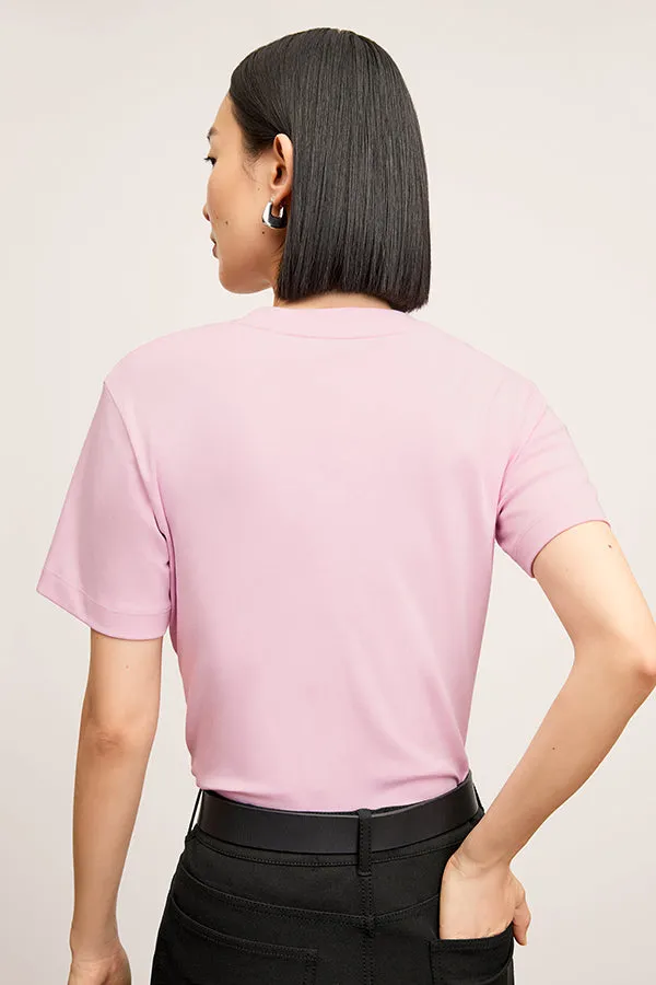 Leslie T-Shirt - Organic Pima Cotton :: Hyacinth