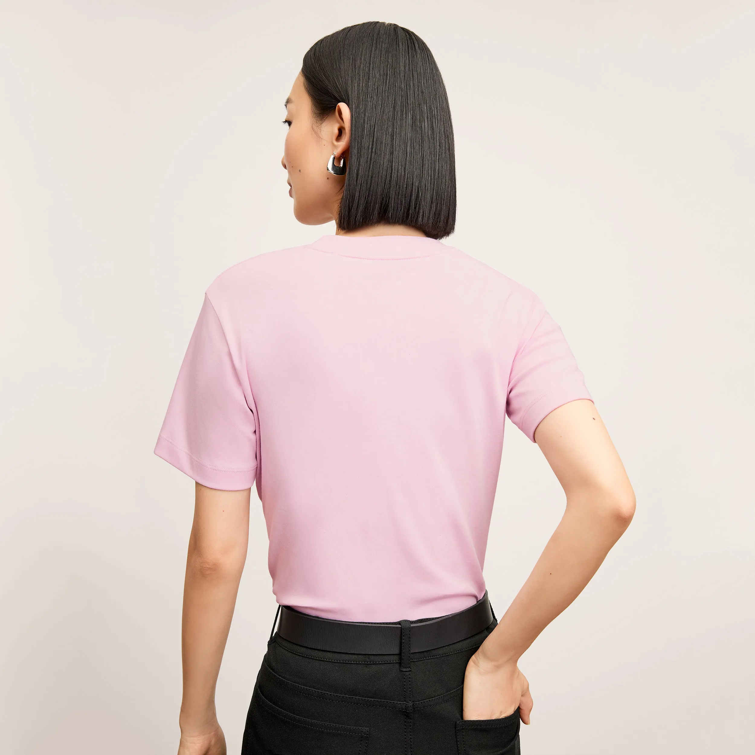 Leslie T-Shirt - Organic Pima Cotton :: Hyacinth