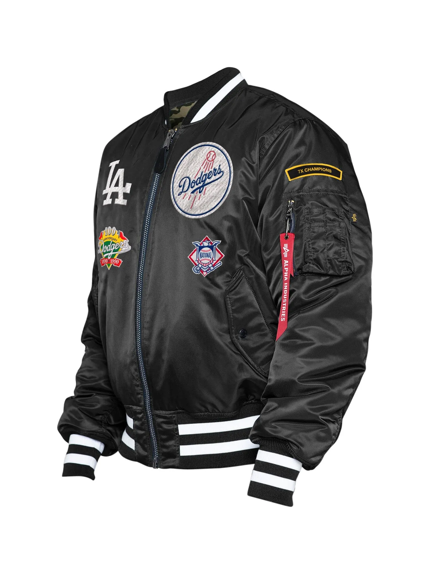 LOS ANGELES DODGERS X ALPHA X NEW ERA MA-1 BOMBER JACKET