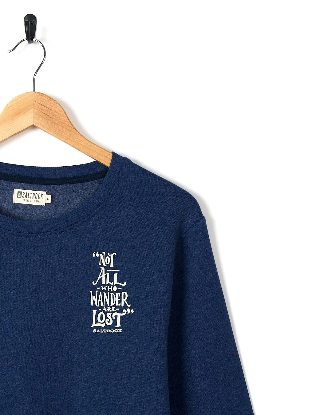 Lost Ships - Mens Crew Sweat - Dark Blue