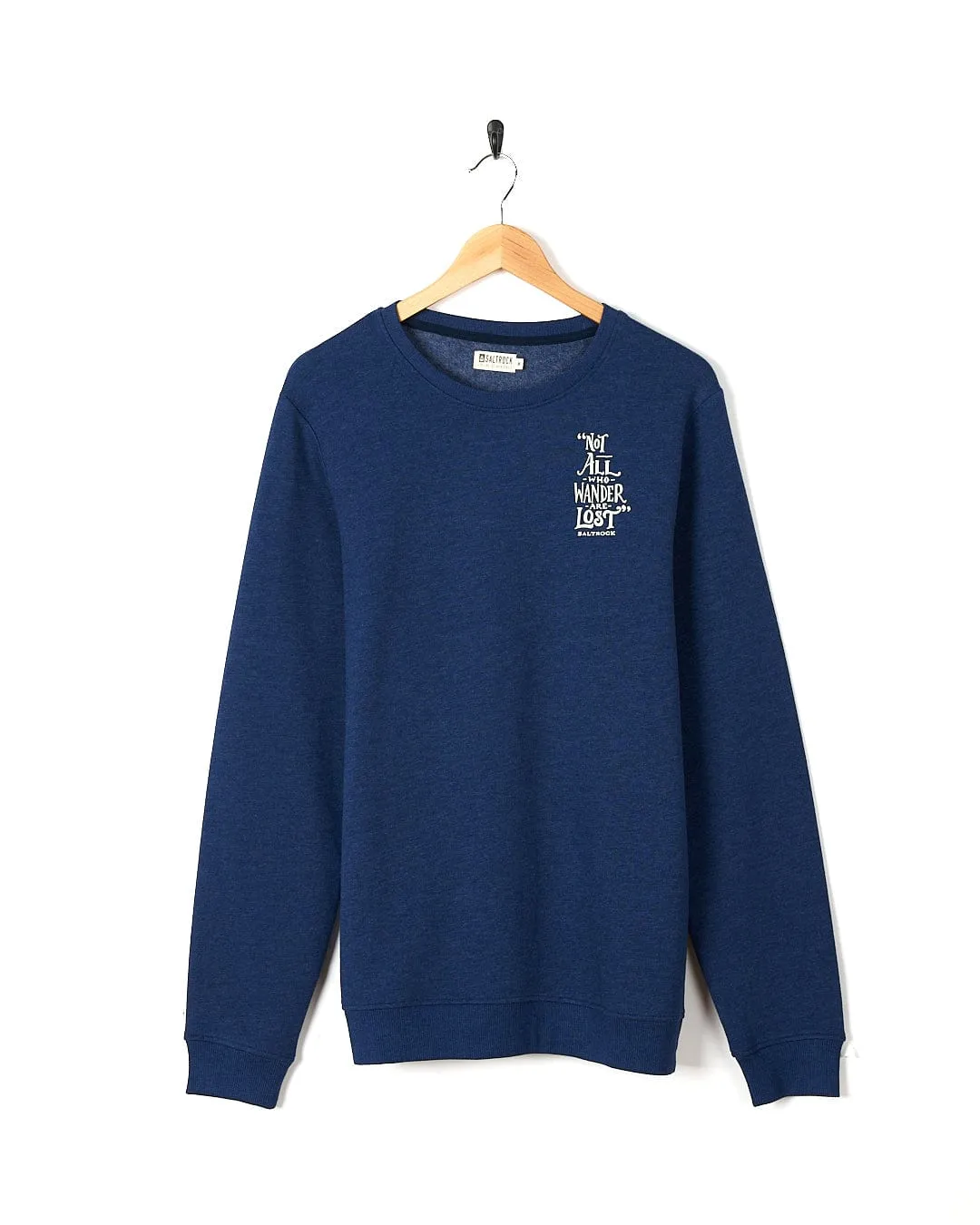 Lost Ships - Mens Crew Sweat - Dark Blue