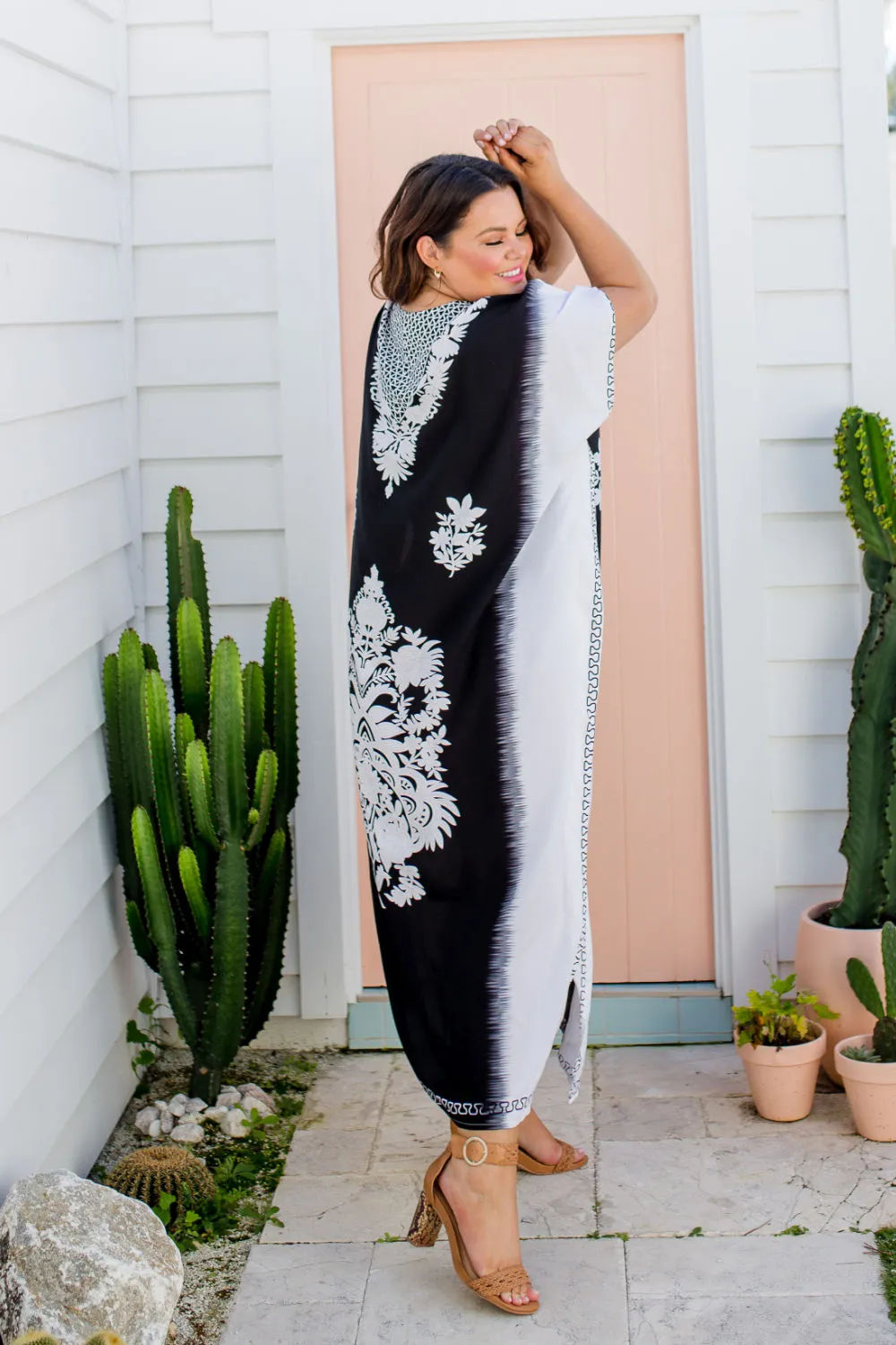 Mandala Long Kaftan Dress