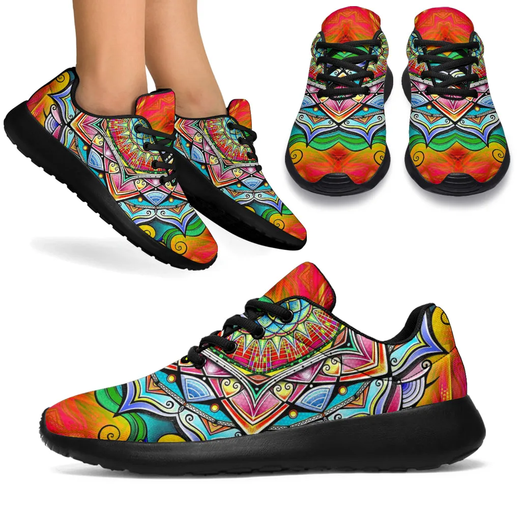 Mandala #Sunrise Custom Sneakers