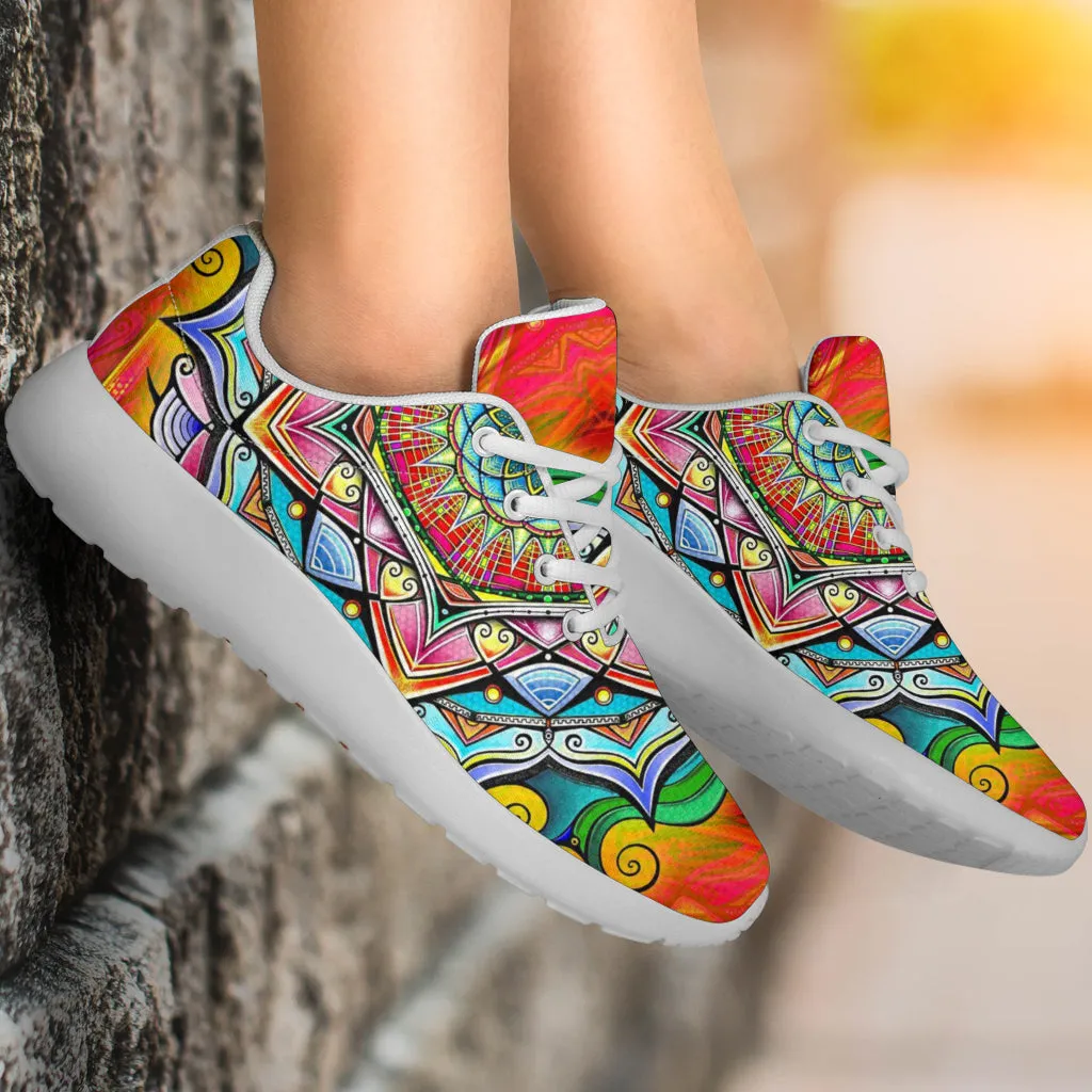 Mandala #Sunrise Custom Sneakers