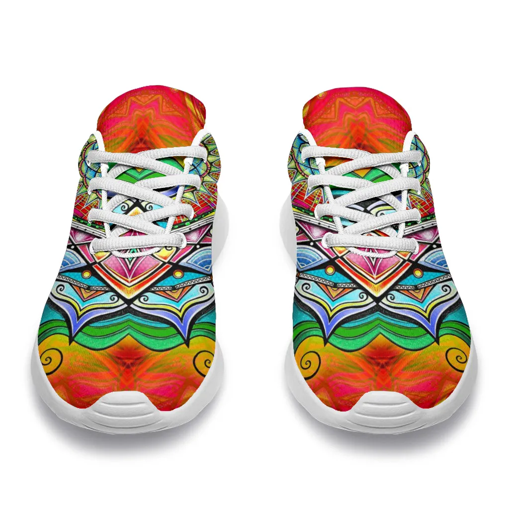 Mandala #Sunrise Custom Sneakers