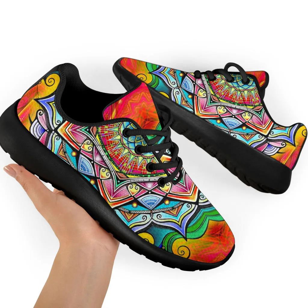 Mandala #Sunrise Custom Sneakers