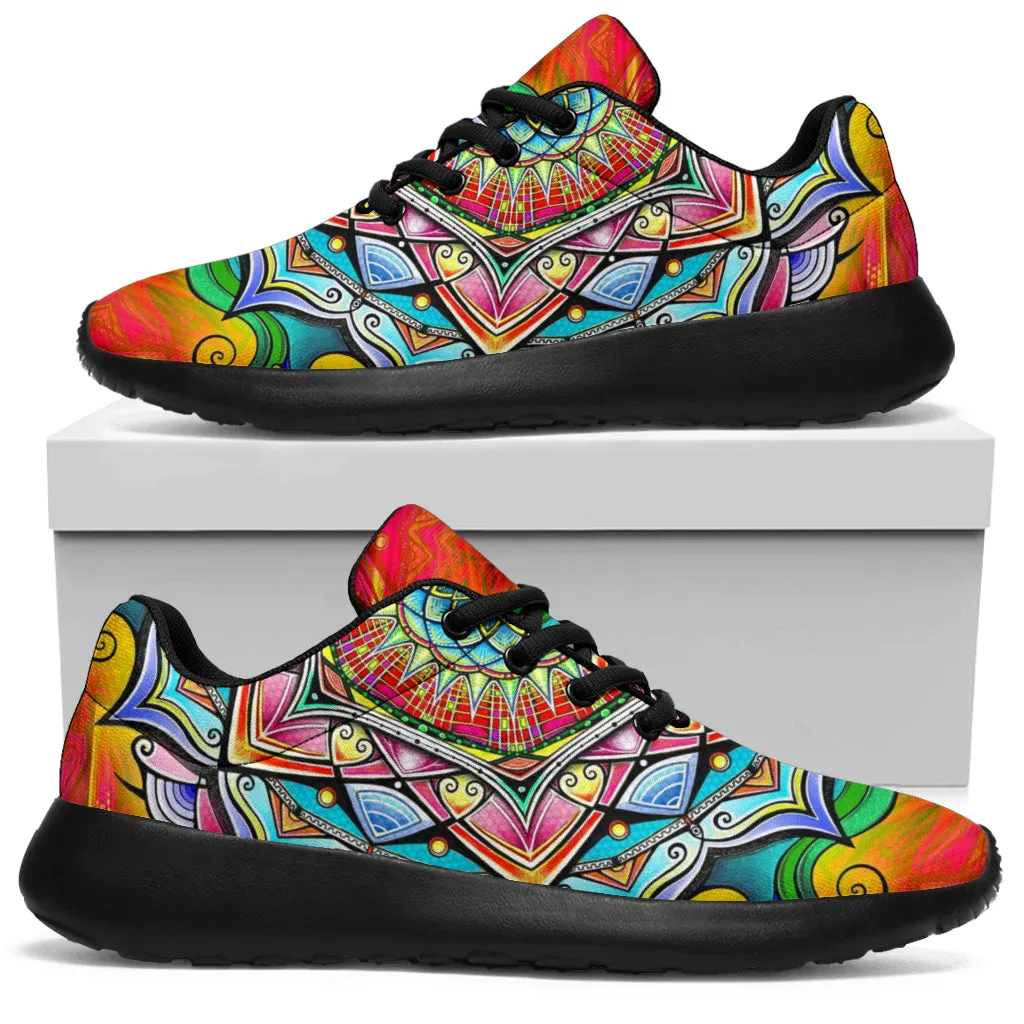 Mandala #Sunrise Custom Sneakers