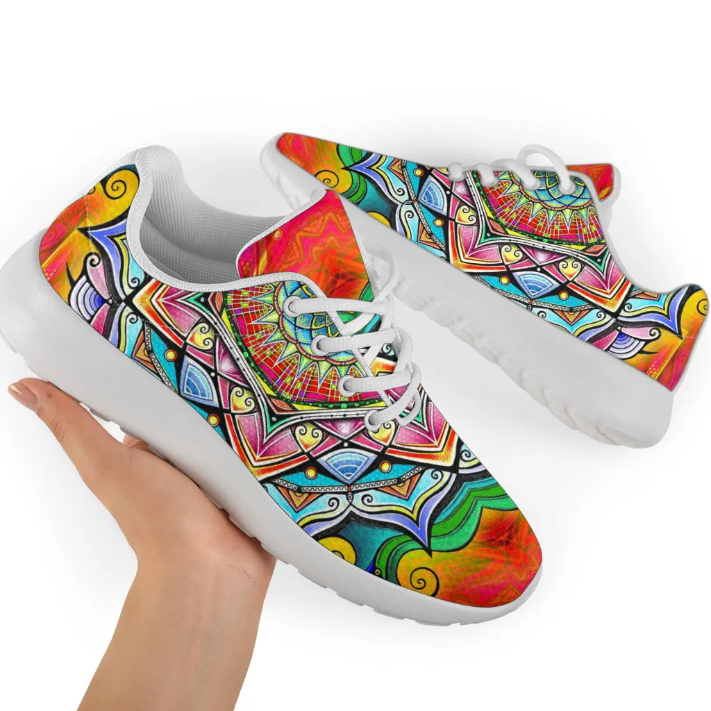 Mandala #Sunrise Custom Sneakers