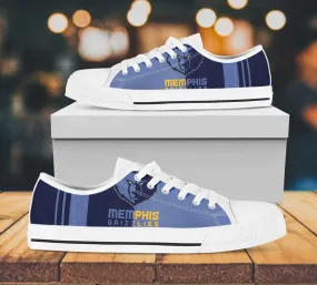 Memphis Grizzlies Custom Lowtop, Basketball Custom Shoes, Sport Lowtop, Canvas Shoes, Canvas Lowtop, Unisex Shoes, Gift Birthday