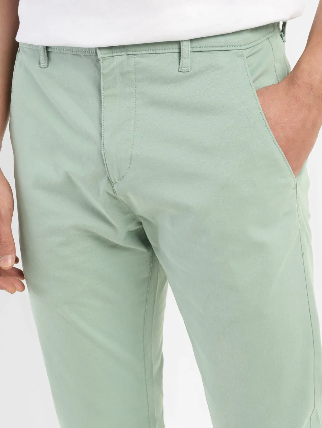 Men's 512 Green Slim Tapered Fit Chinos