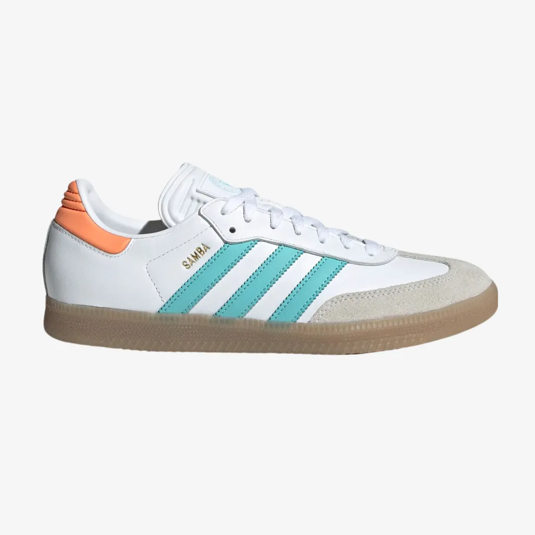 mens adidas samba inter miami (white/gum)