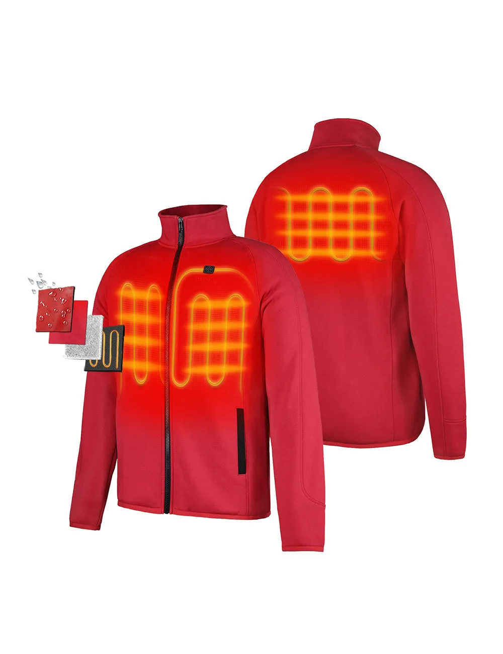 Men's Heated Full-Zip Fleece Jacket (Apparel Only)