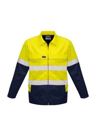 Mens Hi Vis Cotton Drill Jacket