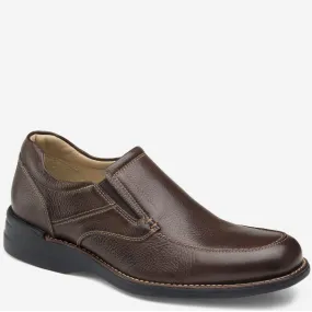 Men's Johnston & Murphy | Shuler Moc Toe Slip-On | Brown Full Grain