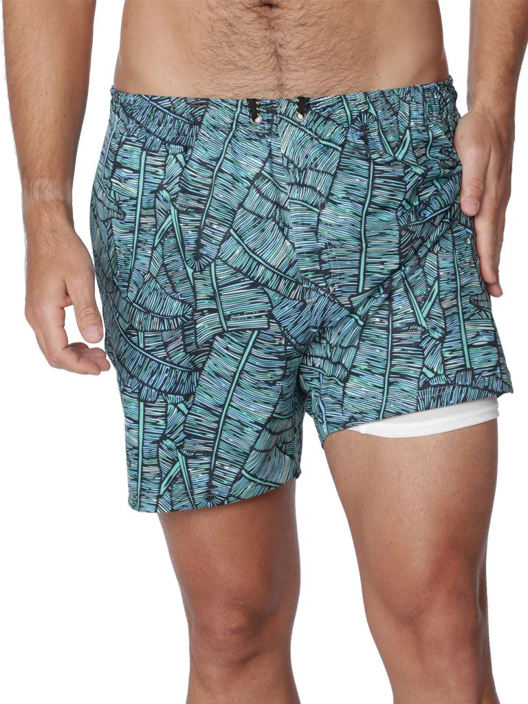 Men's Stretch Shorts with full boxer lining in designer prints