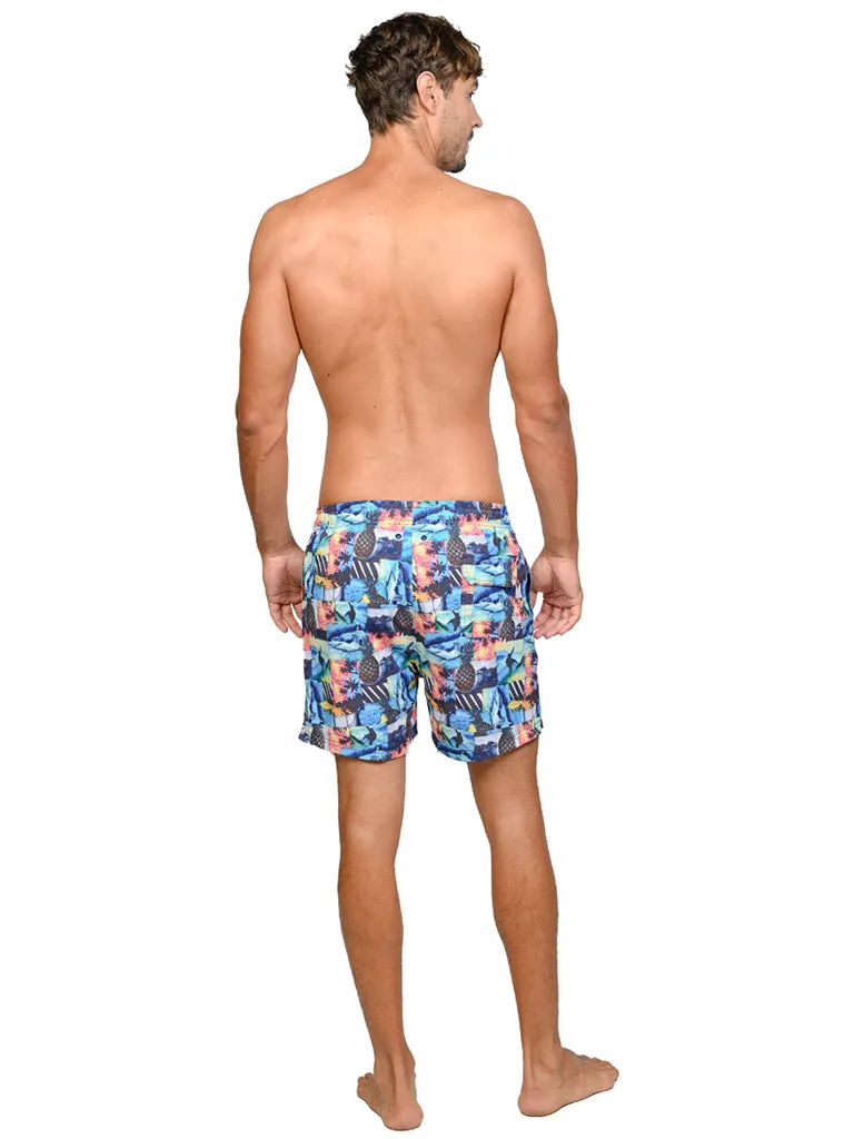 Men's Stretch Shorts with full boxer lining in designer prints