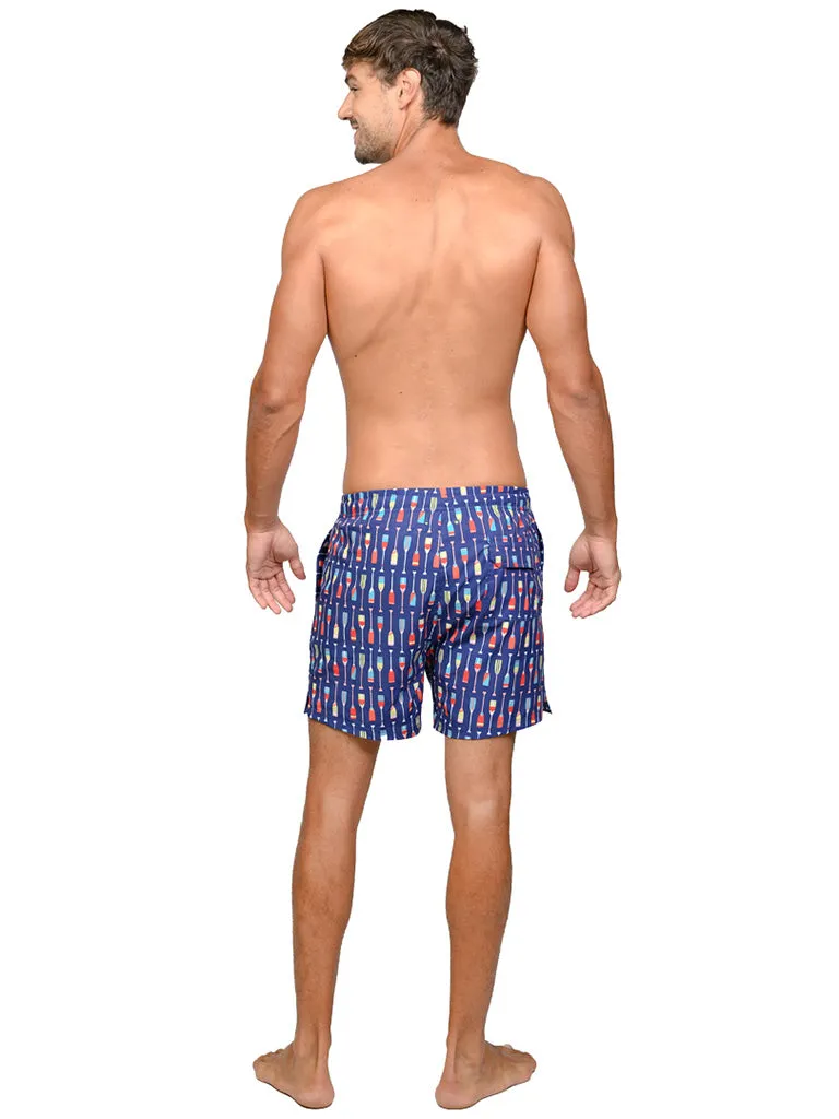 Men's Stretch Shorts with full boxer lining in designer prints