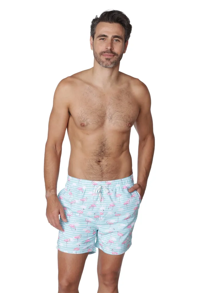 Men's Stretch Shorts with full boxer lining in designer prints