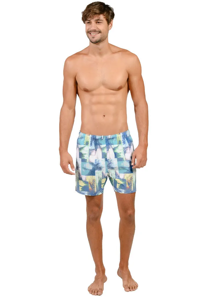 Men's Stretch Shorts with full boxer lining in designer prints