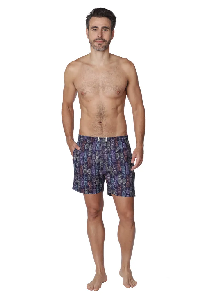 Men's Stretch Shorts with full boxer lining in designer prints