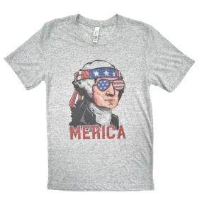 'Merica George Short Sleeve T-Shirt