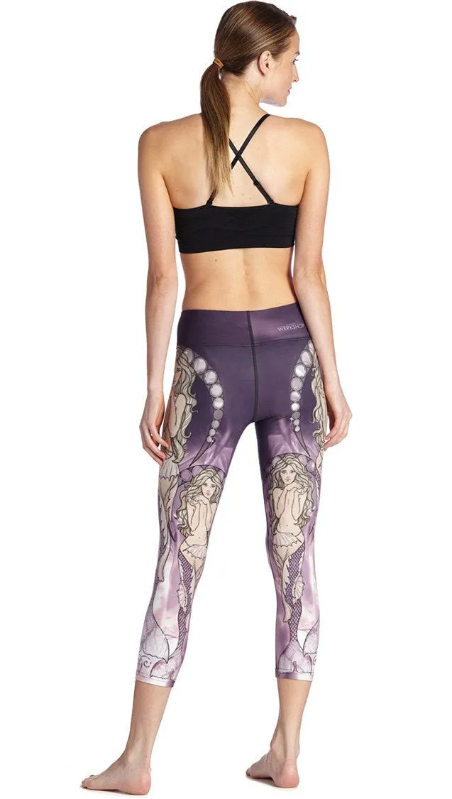 Mermaid - Triathlon Capri Leggings - CUSTOM ORDER