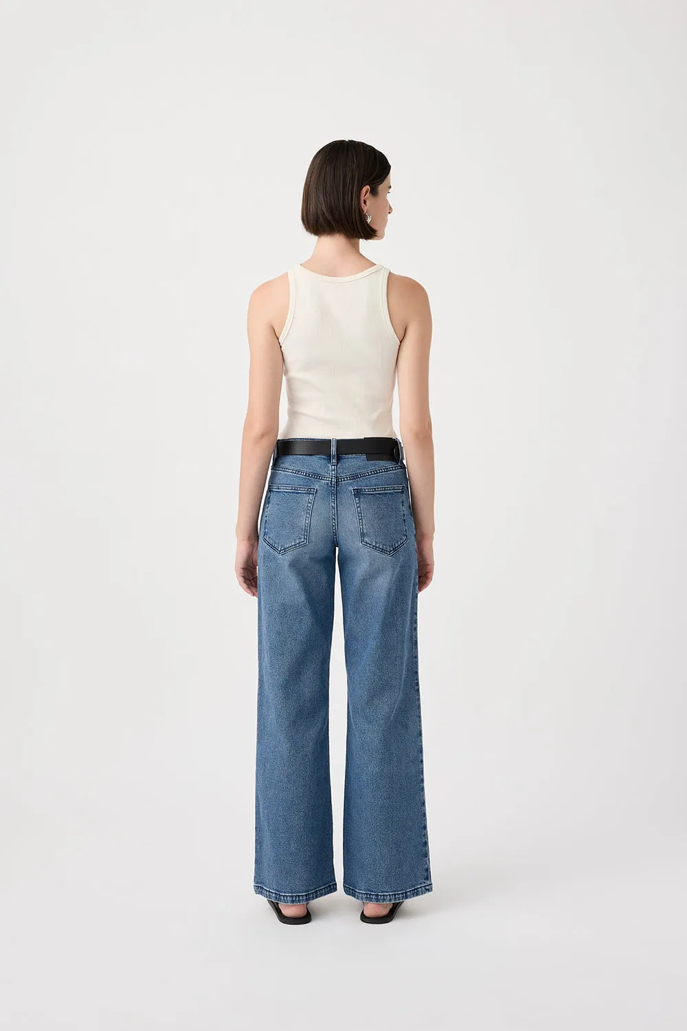 Mia Mid Wide Leg Jean