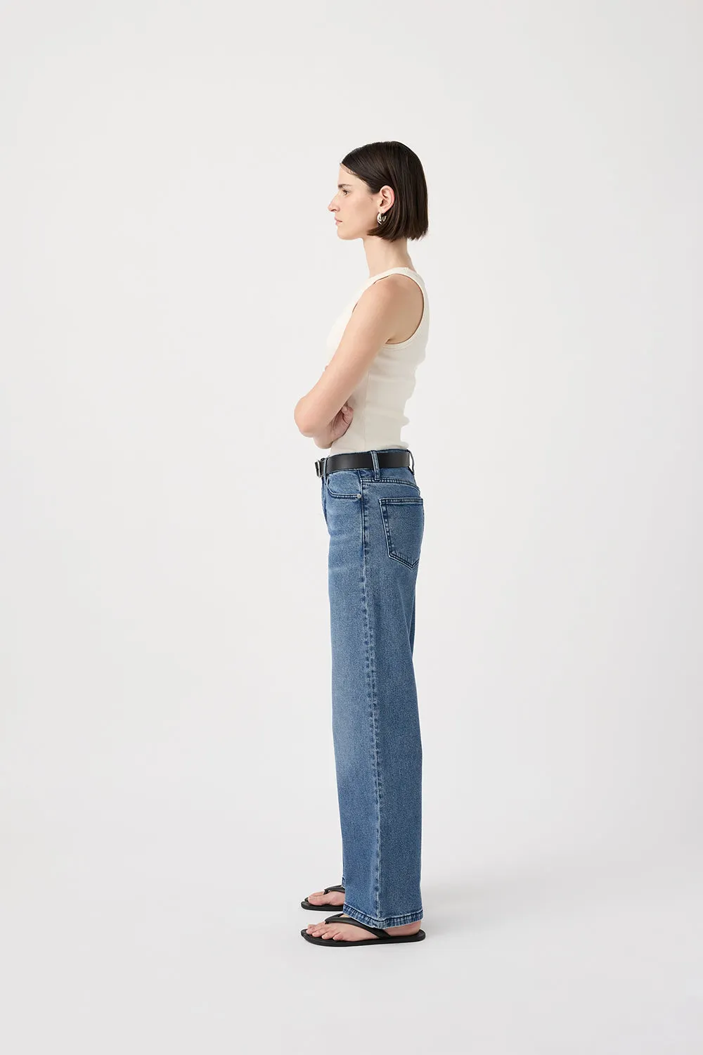 Mia Mid Wide Leg Jean