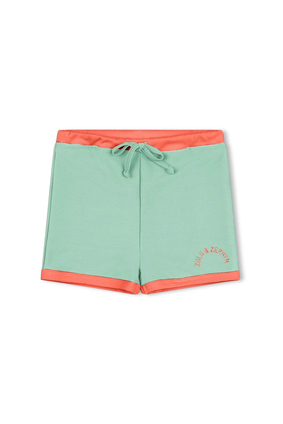 Mini Rib Surf Short  - Turquoise