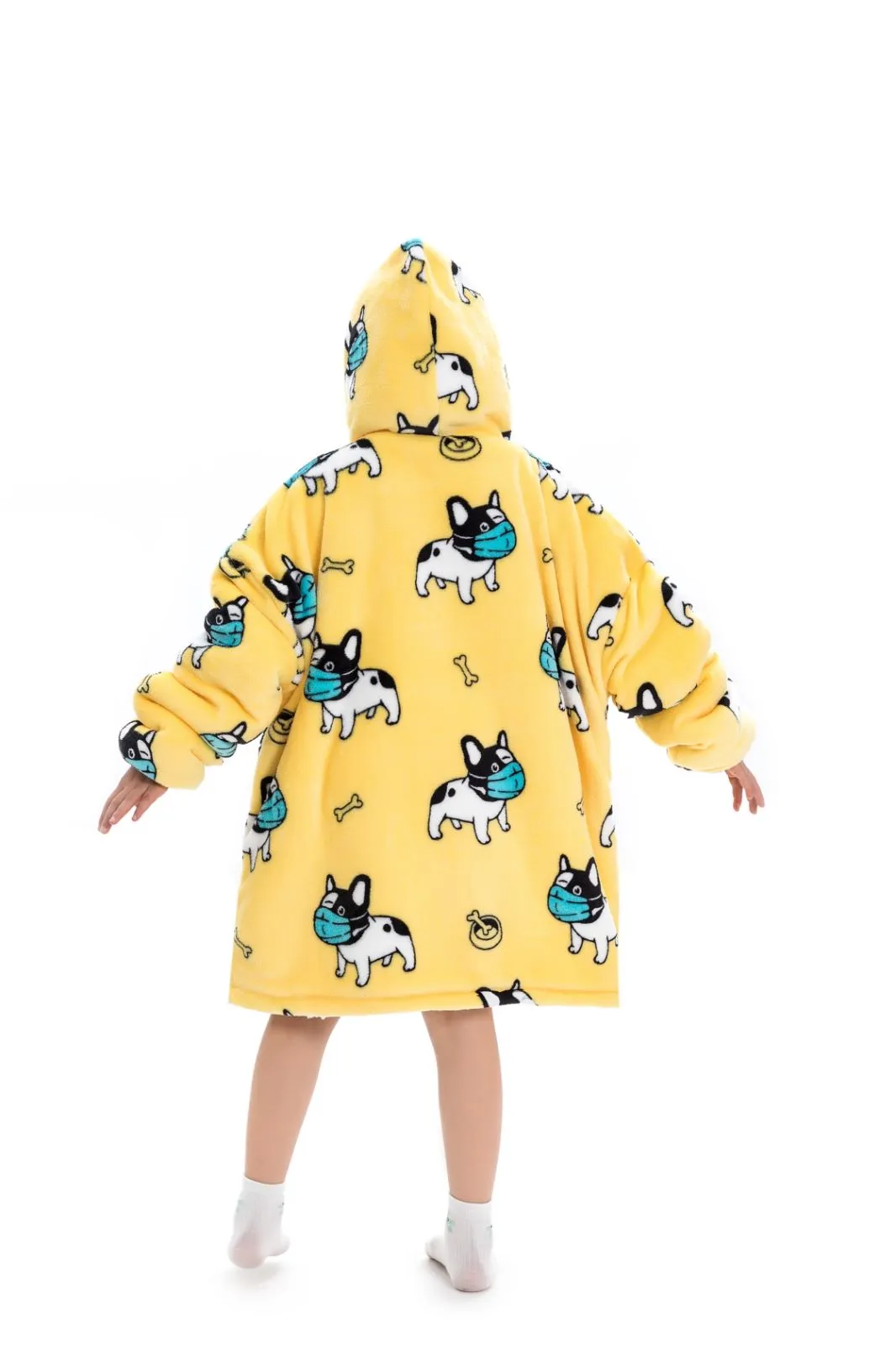 My Snuggy - Baby Masked French Bulldog Oversized Blanket Hoodie