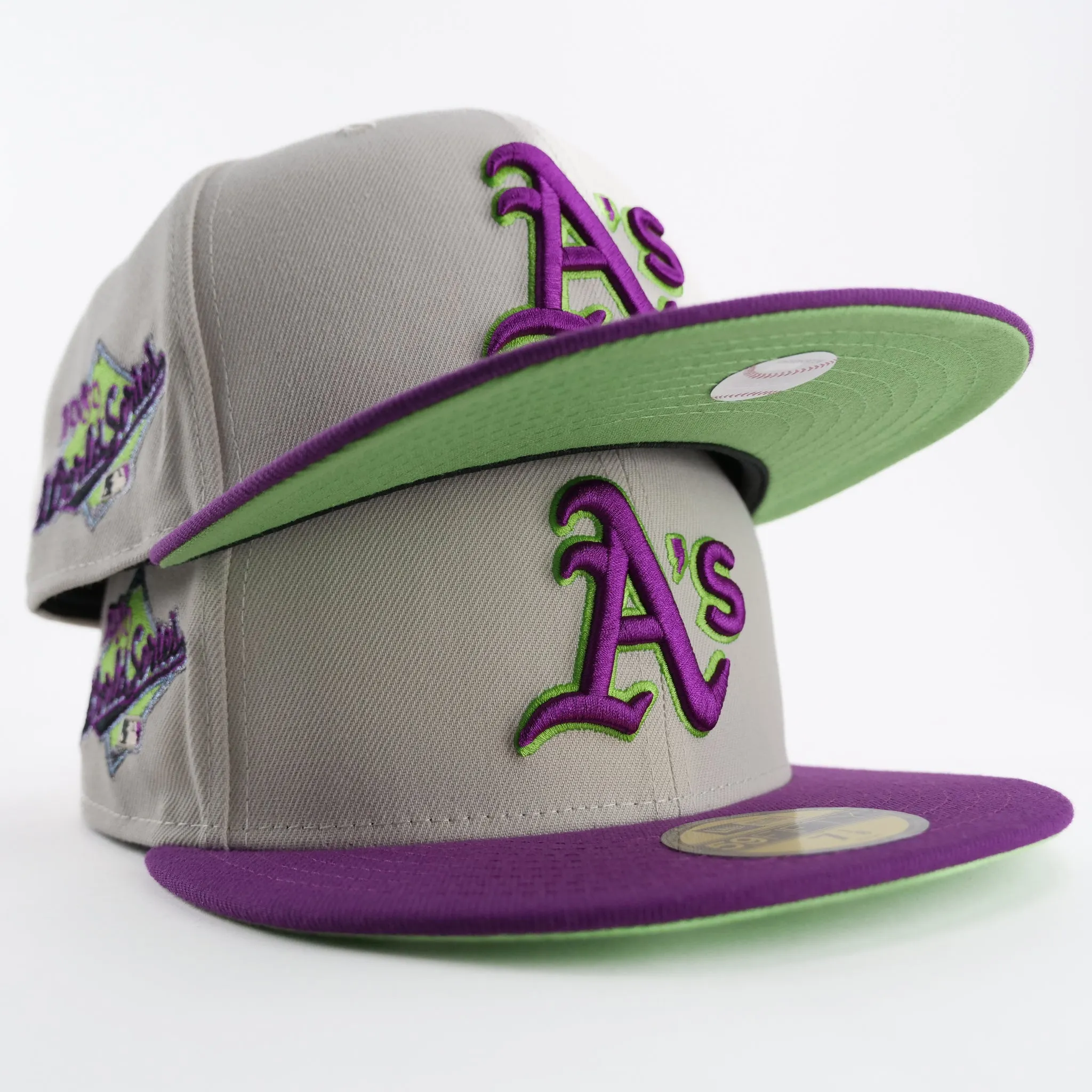 New Era Custom Exclusive Fitted Oakland A's 1989 Ws Patch (Joker Colorway)