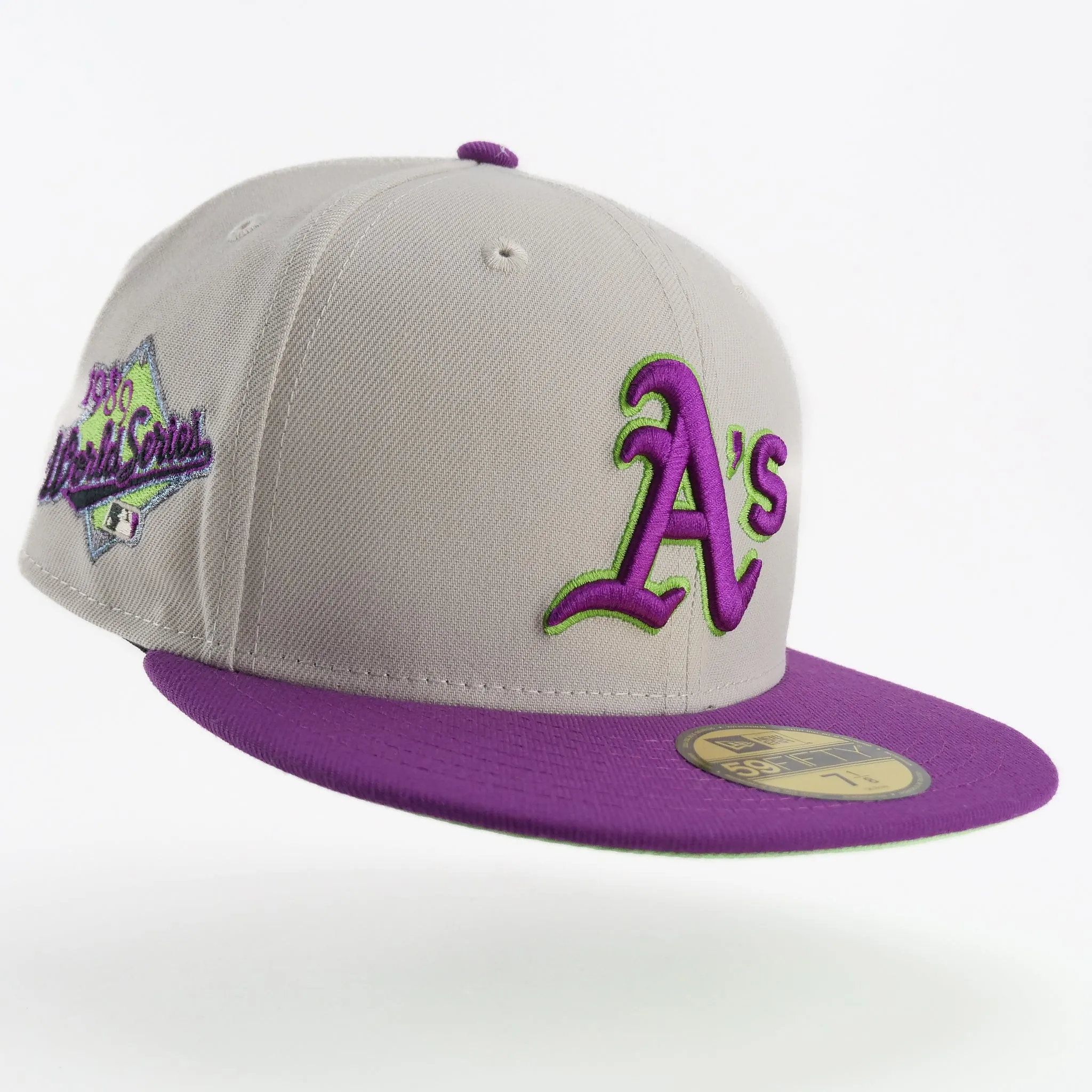 New Era Custom Exclusive Fitted Oakland A's 1989 Ws Patch (Joker Colorway)