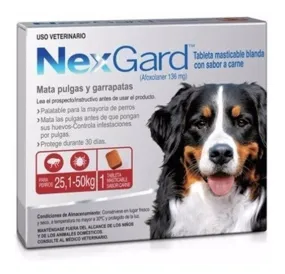 Nexgard Extra Grande 25.1 A 50 Kg (1 Masticable)