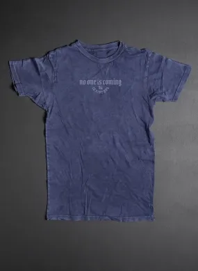 NO ONE IS COMING OVERSIZED TEE- NAVY