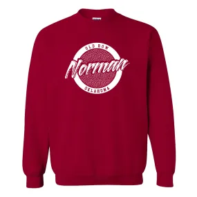 Norman, Oklahoma Circle Logo Crewneck Sweatshirt