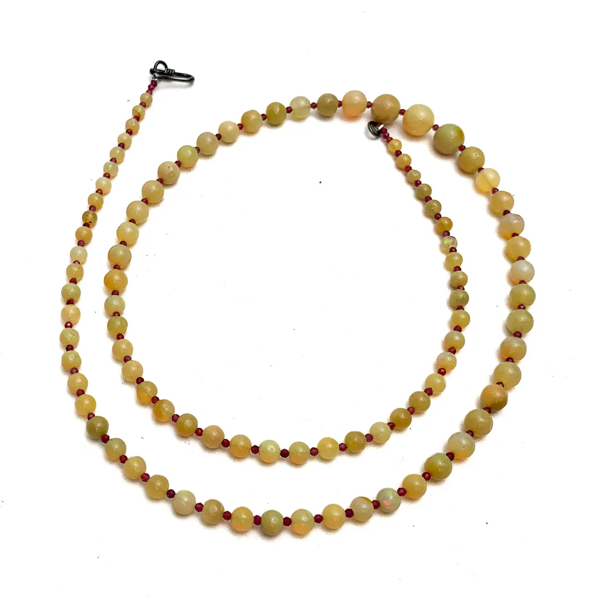 Opal Graduated Bead Strand / Necklace