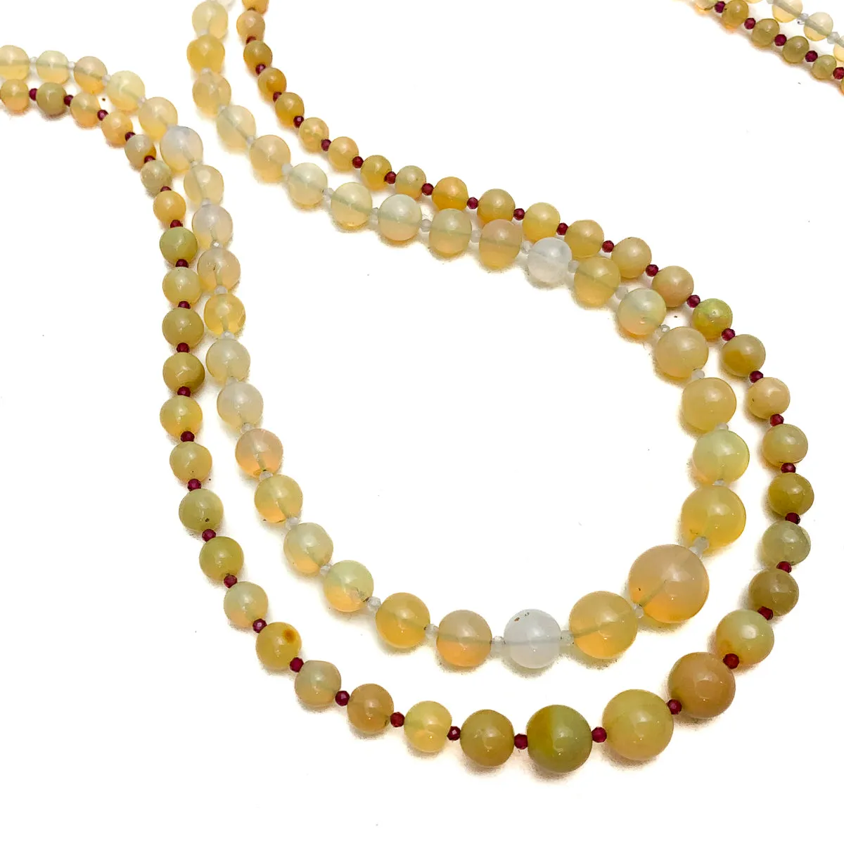 Opal Graduated Bead Strand / Necklace