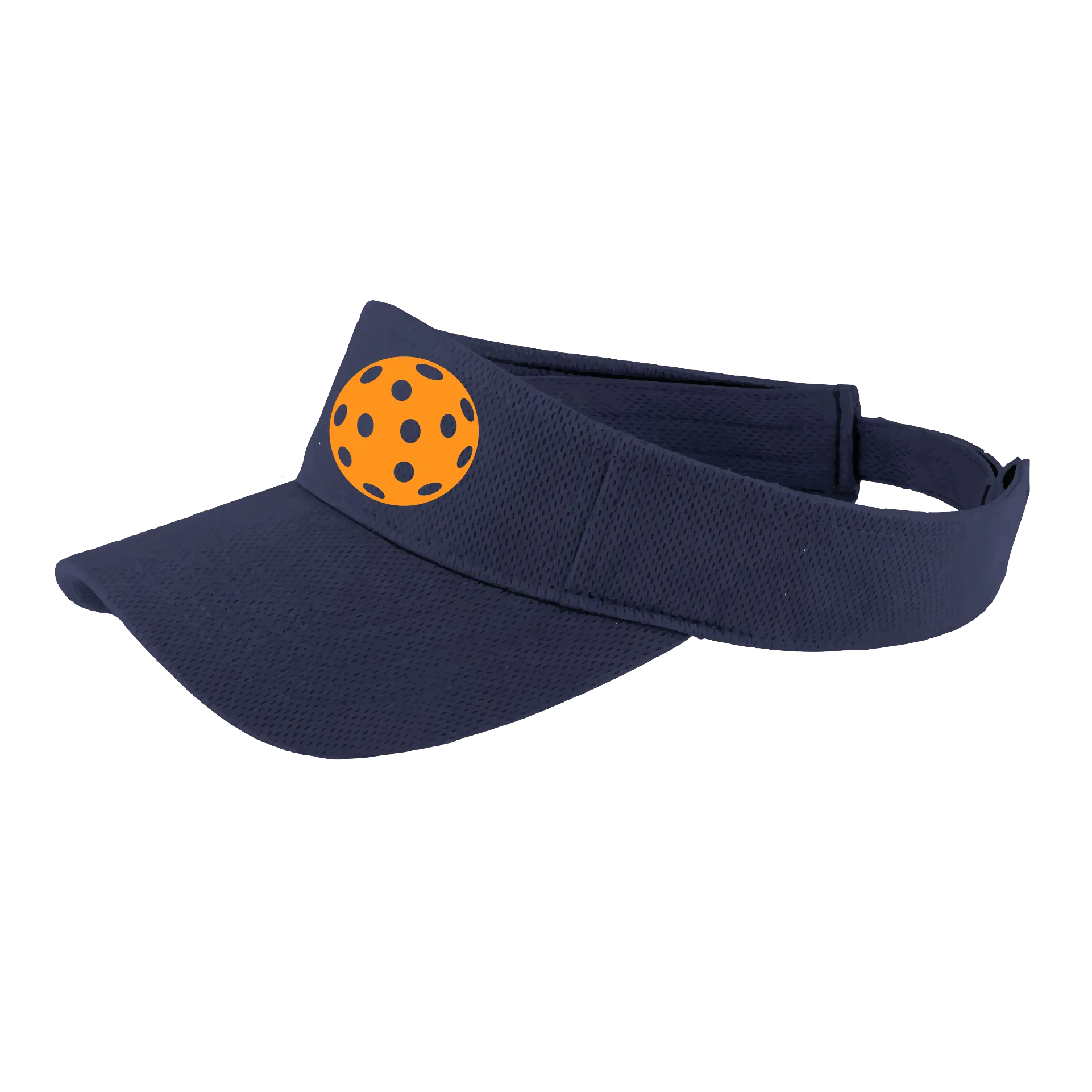 Orange Pickleball (Customizable) | Pickleball Visors | Moisture Wicking 100% Polyester