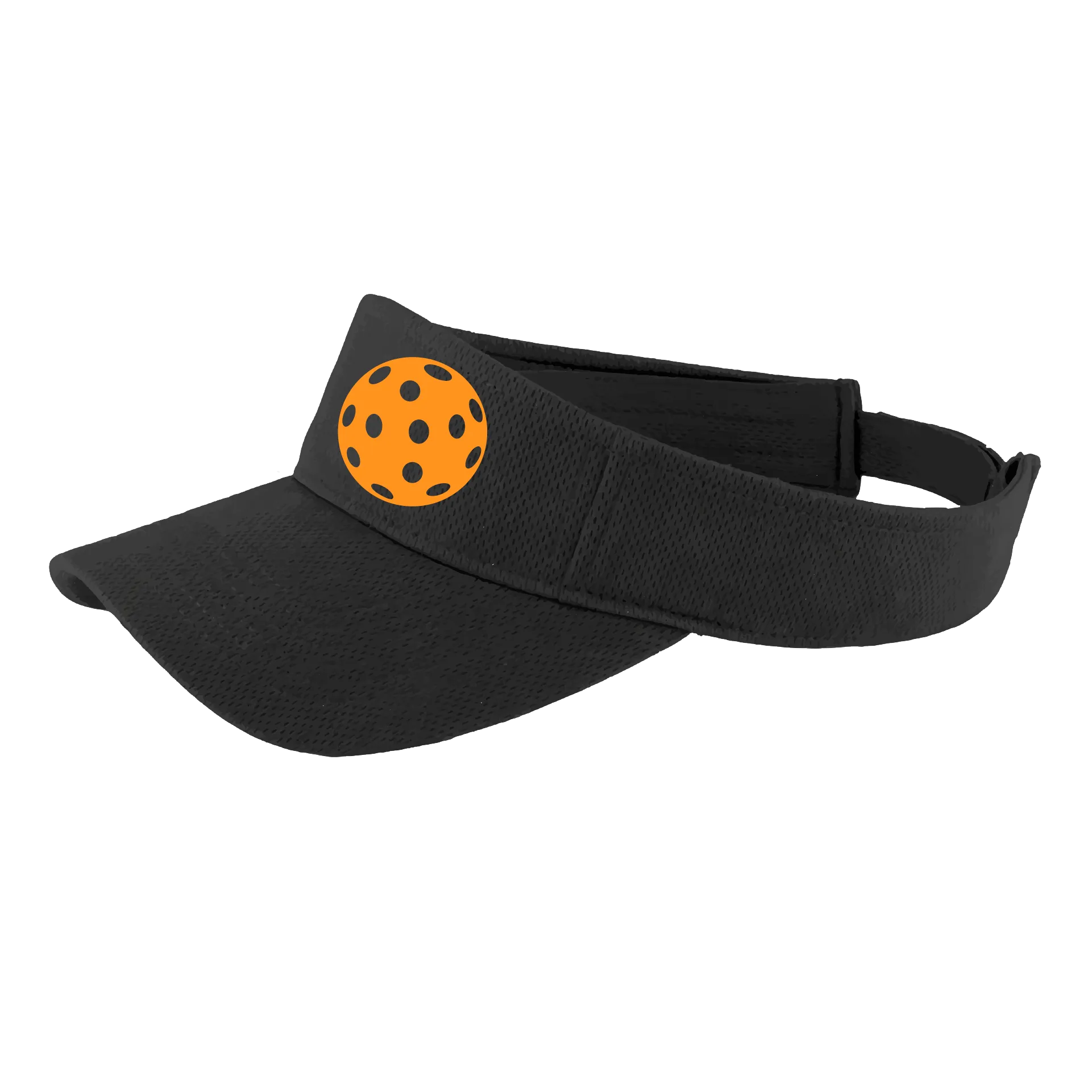 Orange Pickleball (Customizable) | Pickleball Visors | Moisture Wicking 100% Polyester