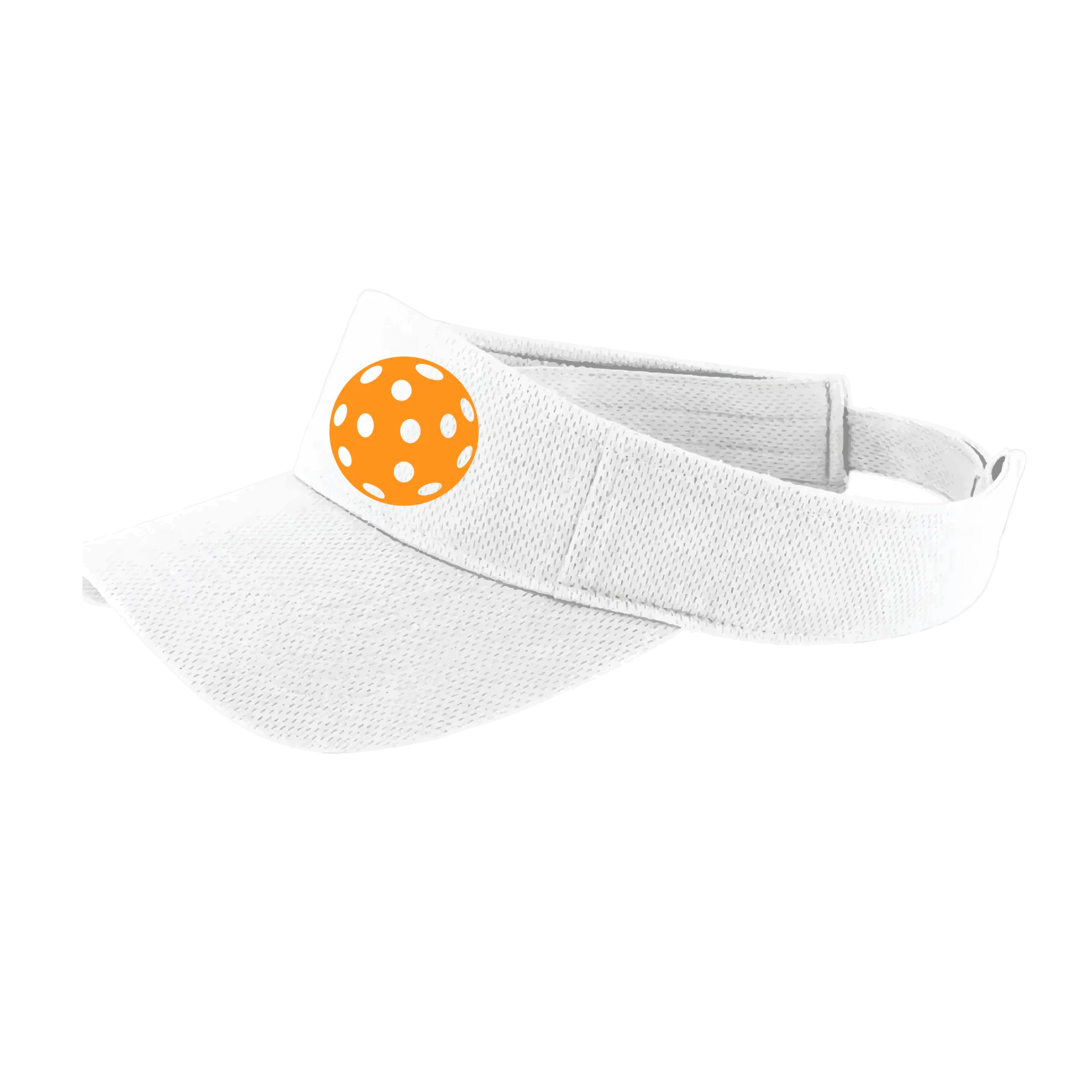 Orange Pickleball (Customizable) | Pickleball Visors | Moisture Wicking 100% Polyester