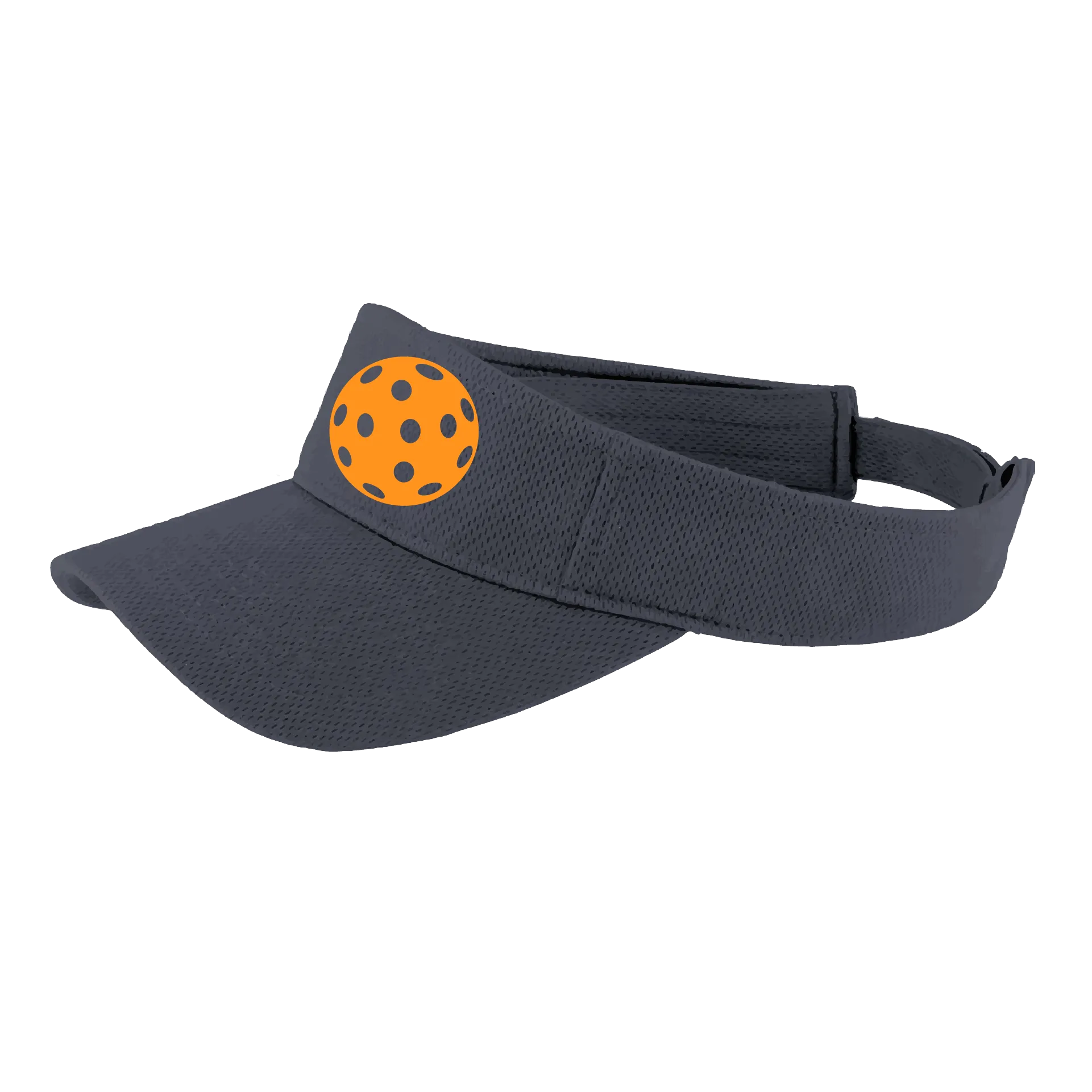 Orange Pickleball (Customizable) | Pickleball Visors | Moisture Wicking 100% Polyester