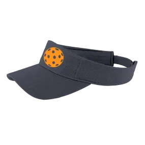 Orange Pickleball (Customizable) | Pickleball Visors | Moisture Wicking 100% Polyester