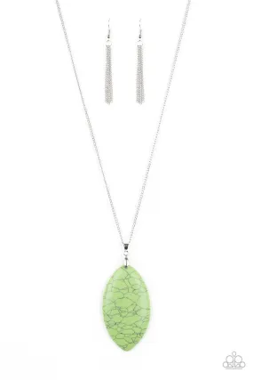 Paparazzi Santa Fe Simplicity - Green Necklace