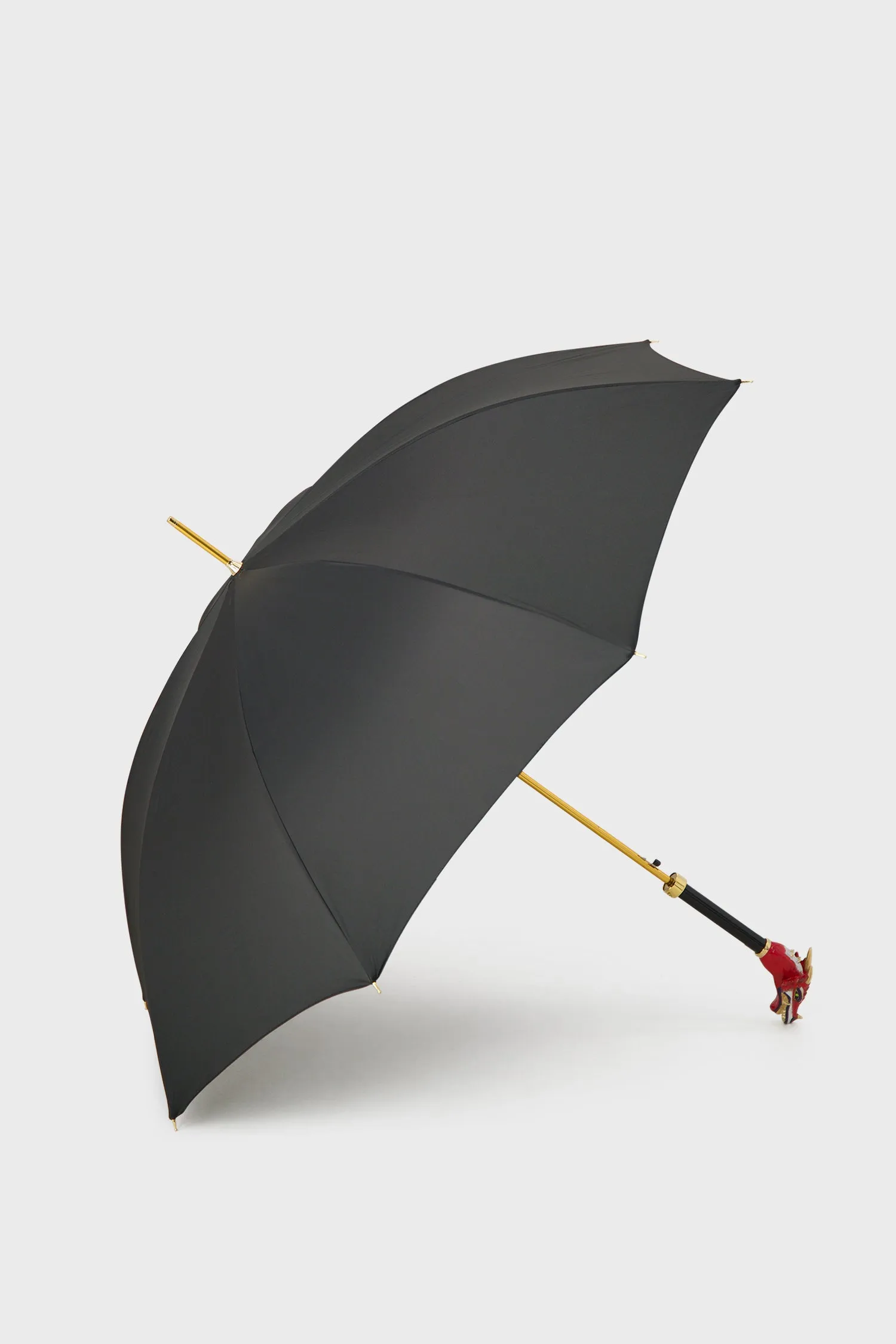 Pasotti Black/Red Dragon Umbrella