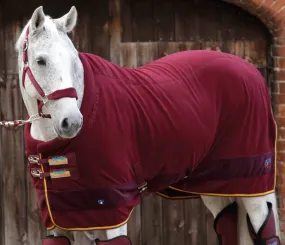 PEI Continental Fleece Blanket (Burgundy)