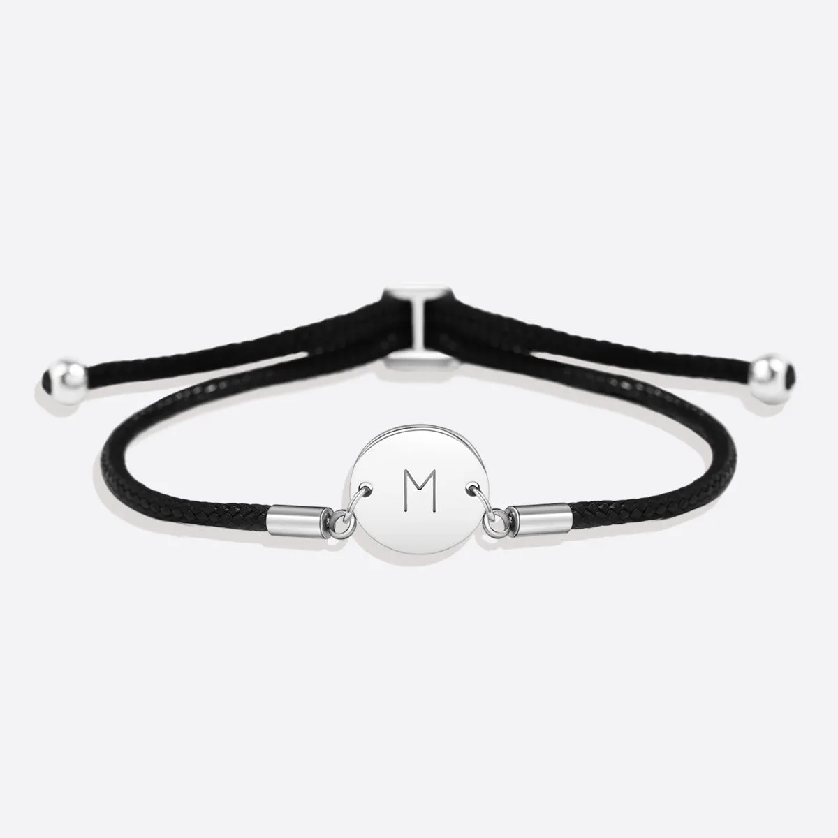 Personalized Initial Cord Bracelet