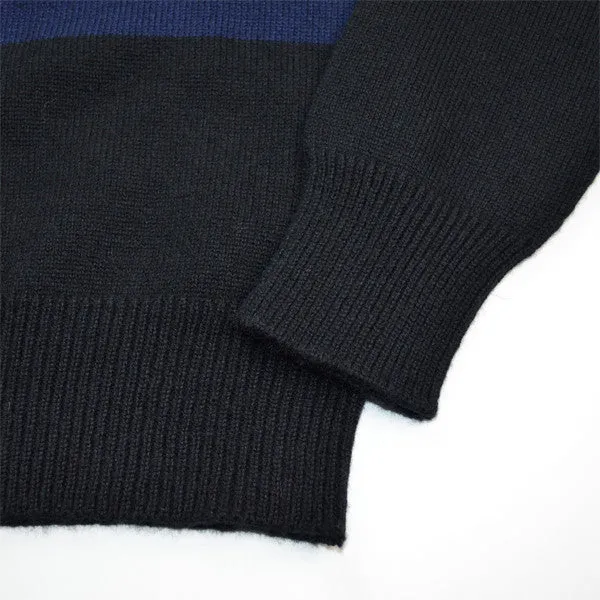 Peter Jensen – Unisex V Neck Jumper – Navy / Black